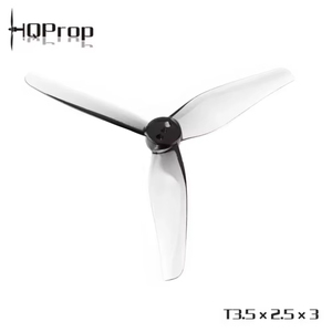 4Pairs HQProp T3.5X2.5X3 Grey 3.5inch 3 Blade Poly Carbonate Propeller Compatible with <strong>FPV</strong> RC <strong>Frame</strong> - Product Image 3