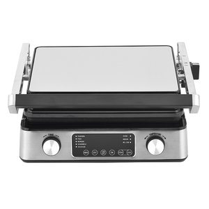 2 in 1 Detachable <strong>Digital</strong> Smart <strong>Temperature</strong> <strong>Control</strong> 4 Slice Waffle Maker 2200W Commercial Contact Panini Grill With <strong>Timer</strong> - Product Image 6