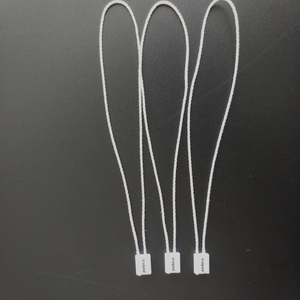 中国工場価格カスタム服タグストリングプラスチック製ハングシールタグストリングループ - Product Image 3