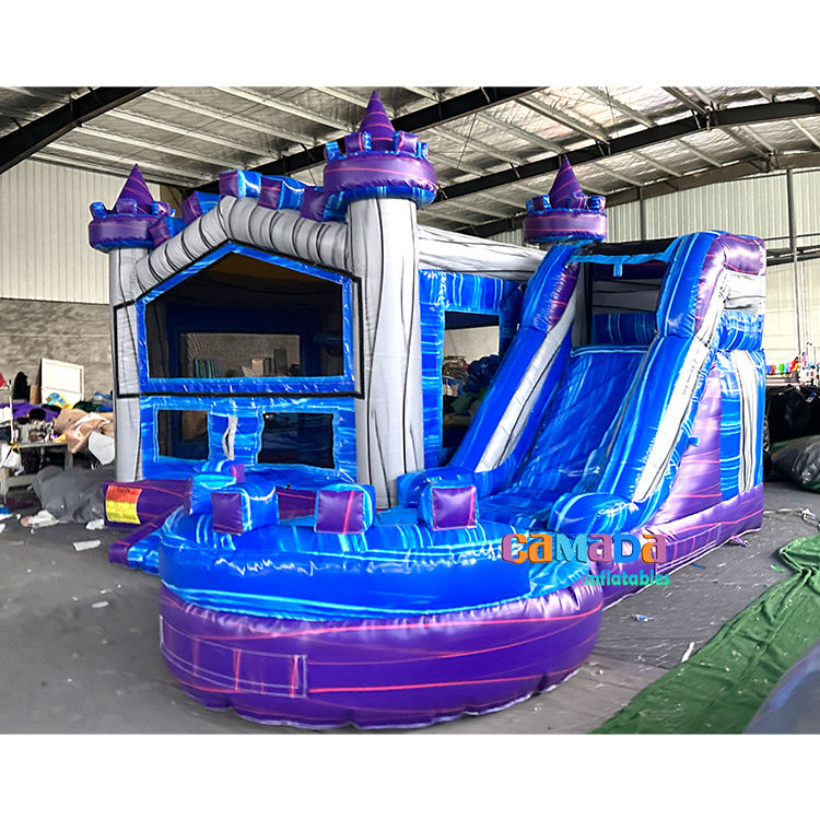 Marble Purple and Blue