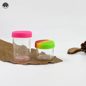 6毫升玻璃罐浓缩不粘蜡容器聚氯乙烯盖玻璃罐 - Product Image 4