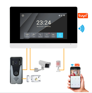 Glomarket timbre Visual inteligente de 4 líneas 1080P WiFi tuya videoportero intercomunicador multiapartamento SISTEMA DE Control de acceso - Product Image 6