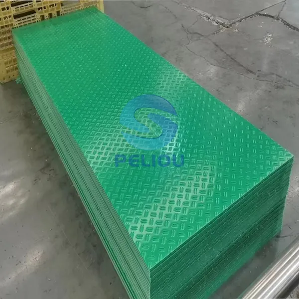 Hdpe/Uhmwpe Kunststof Grond Beschermmatten Hoge Kwaliteit Anti Slip Grind Oppervlak Vloermatten