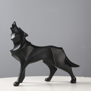 Bắc Âu Sáng Tạo Wolf Resin Thủ Công Mỹ Nghệ Trang Trí Vườn Trang Trí Món Quà Handmade Nhựa Trang Trí - Product Image 4
