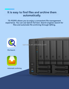 Qnap-Servidor de almacenamiento en la nube de 9 bahías y 4G, matriz de disco, red de almacenamiento, Nas - Product Image 2