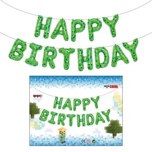 नया विदेशी आकार मेरे विश्व डिजिटल गुब्बारा जन्मदिन सेट 40 इंच हरे रंग के वयस्क एल्यूमीनियम फिल्म गुब्बारे - Product Image 6