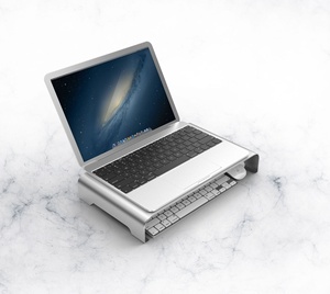 Soporte grande de aleación de aluminio para monitor, nuevo soporte de almacenamiento para ordenador portátil, dispositivo de elevación - Product Image 5