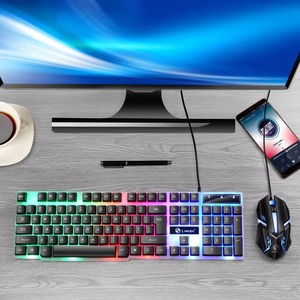 Professionals LED Wired Gaming <strong>Keyboard</strong> and <strong>Mouse</strong> <strong>Combo</strong> Back Lit Full Size for Gamer Desktop <strong>Mouse</strong> <strong>Keyboard</strong> Set - Product Image 6