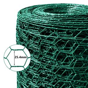 Verde PVC Rivestito Esagonale Wire Mesh/Filo di Pollo di Recinzione di Compensazione - Product Image 1
