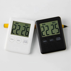 Nuovo 1Pc 7 colori Super sottile LCD schermo digitale Timer da cucina cottura quadrata conto alla rovescia sveglia con magnete - Product Image 4