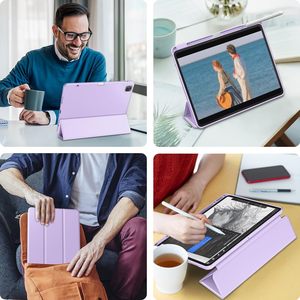 สําหรับiPad Air 13 นิ้วM2 2024,สมาร์ทSlim Trifoldขาตั้งนุ่มสําหรับiPad Pro 12.9 นิ้ว (6th/ 5th/ 4th/ 3rd Generation) - Product Image 5