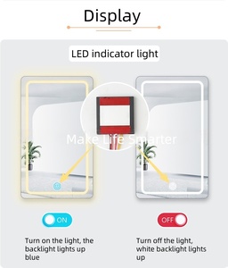 Interruptor táctil de eficiencia energética para espejos LED con función de atenuación de 2 vías y control de sensor - Product Image 6