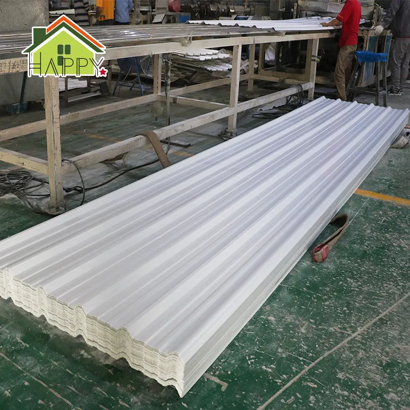 Azulejos de plástico pvc para techo, baldosas de plástico curvo para exteriores, a prueba de viento