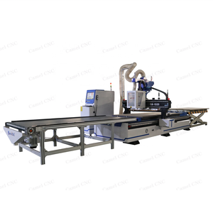 Automatic panel furniture production line CA1325 1530 2030 <strong>CNC</strong> <strong>Nesting</strong> <strong>Machine</strong> with ATC Spindle <strong>Loading</strong> and Unloading