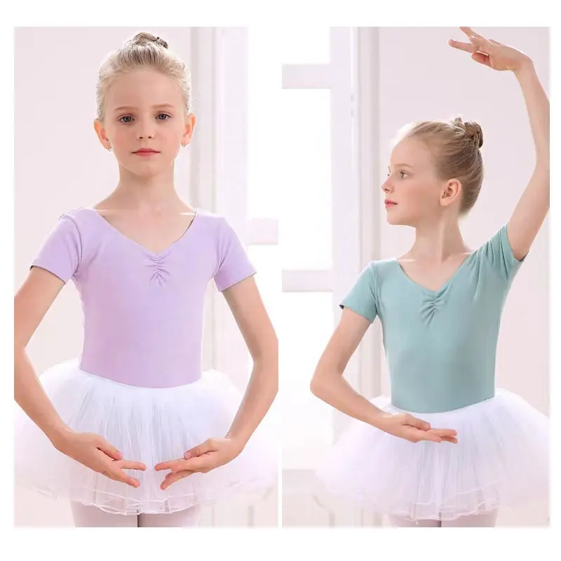 Ropa Para niña de 4, 6, 8, 10 y 12 años, vestido de baile para niña, tutú, falda de Ballet, gimnasia, baile, leotardo