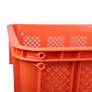 Heavy Duty Logistics Storage Stack Nest Turnover Tote Bins Plástico Móvil Pp Mesh Crate Turnover Box