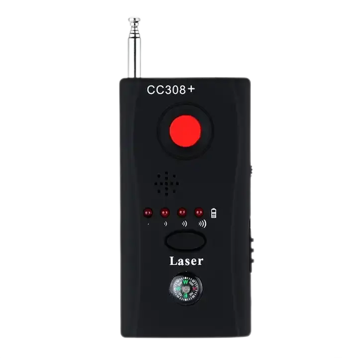 CC308 + ワイヤレス信号検出器カーGSMトラッキングデバイスファインダー無線無線RFスキャナーCC308アンチバグ検出器
