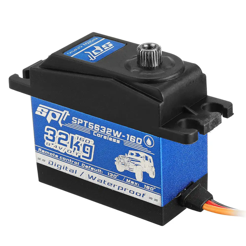 SPT5632W-160 32KG Impermeabile High Torque Coreless Servo Digitale Del Motore Per 1/8 1/10 RC Auto