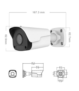 最新的Uniview 2MP ip摄像机迷你固定子弹unv ip摄像机安全系统unv闭路电视摄像机IPC2122LR3-PF40(60) m-d-nb - Product Image 6