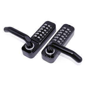 Cerradura de puerta mecánica sin llave, teclado de cerrojo con botón pulsador para puerta Delantera - Product Image 1