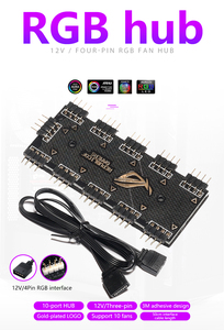 Motherboard RGB Hub 1 <strong>Control</strong> 10 Splitter AURA Shenguang Sync RGB Fan Lighting <strong>Control</strong> <strong>Computer</strong> Accessories - Product Image 2