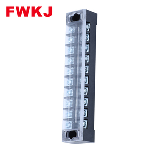 Hot Sale <strong>Fixed</strong> <strong>Terminal</strong> <strong>Block</strong> 10P 15A/600V Din Rail Wire Connectors Screw Strip Copper Barrier <strong>Terminal</strong> <strong>Blocks</strong> TB <strong>Terminal</strong> <strong>Block</strong> - Product Image 5