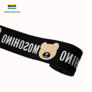 RIBEST Wholesale Customize Polyester Satin <strong>Ribbon</strong> Printed With Logo <strong>Gold</strong> Foil Printed <strong>Ribbons</strong>