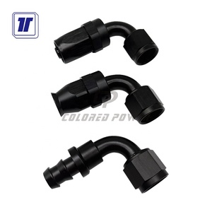 Phụ Tùng Xe Đua Phụ Kiện Nhiên Liệu PTFE Khóa Đẩy Xoay 90 Độ Bằng Nhôm - Product Image 2