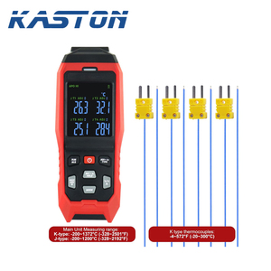 Industrial 4 Channels <strong>Digital</strong> J K Type Temperature <strong>Data</strong> <strong>Logger</strong> Thermocouple Thermometer - Product Image 2