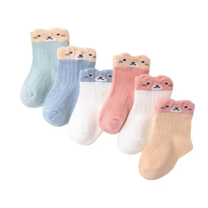 Calzini per bambini di nuovo Design calzini per neonati carini in cartone animato calzini per neonati in cotone pettinato