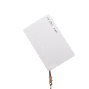 Tarjeta de regalo rfid de material pvc blanco, código de barras de promoción - Product Image 3