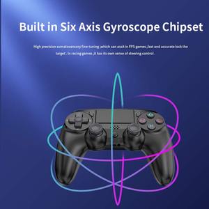 Model P47 Wireless <strong>Bluetooth</strong> Gaming <strong>Controller</strong> for <strong>PS4</strong> with 600mAh High Battery Capacity Built in Six Gyroscope Chipset