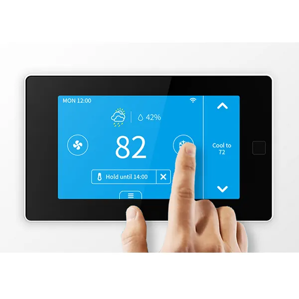 Thermostat Wifi intelligent Programmable Alaxa, Google Home, wi-fi, écran tactile, pour maison intelligente, 2020