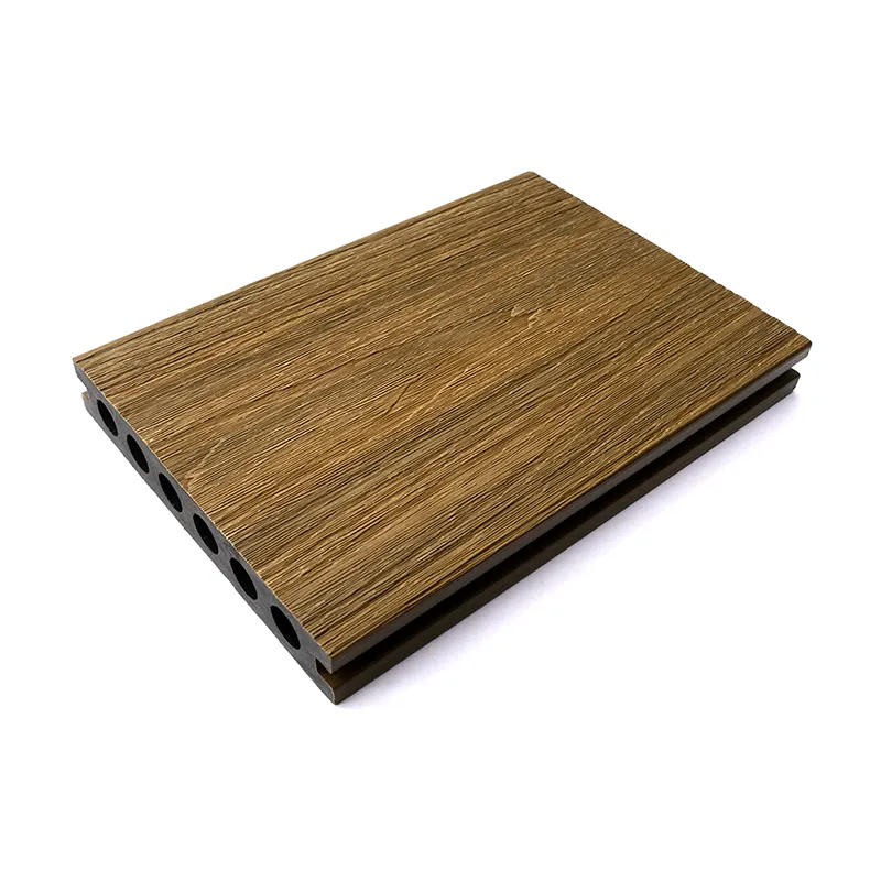 Pavimentazione antiscivolo per esterni in WPC pavimentazione portatile in coestrusione per esterni Decking composito in plastica di legno per esterni