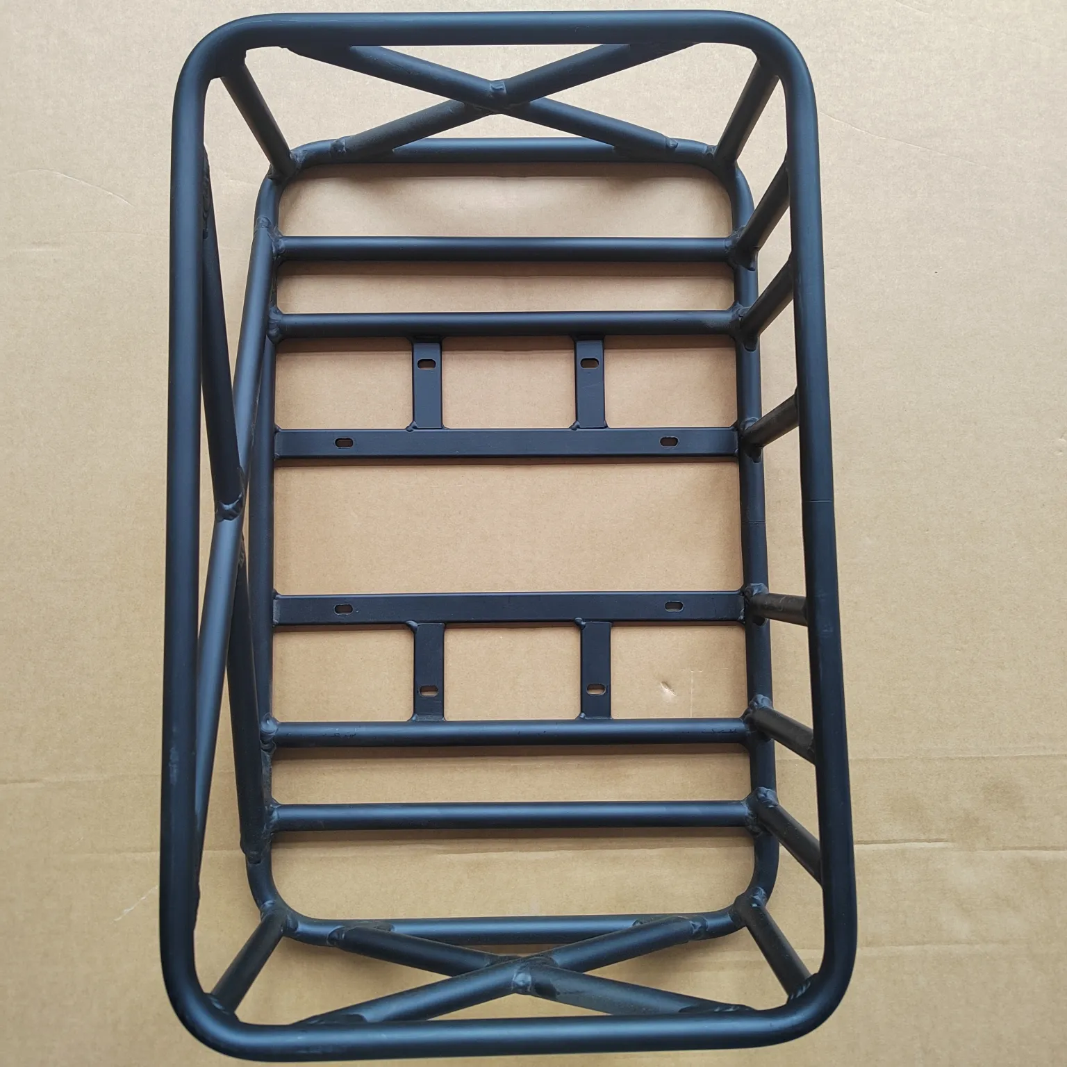 High Quality Metal Black Front Bike Rack Wholesale Detachable Mountain bike Bicycle Basket Rack For Sale