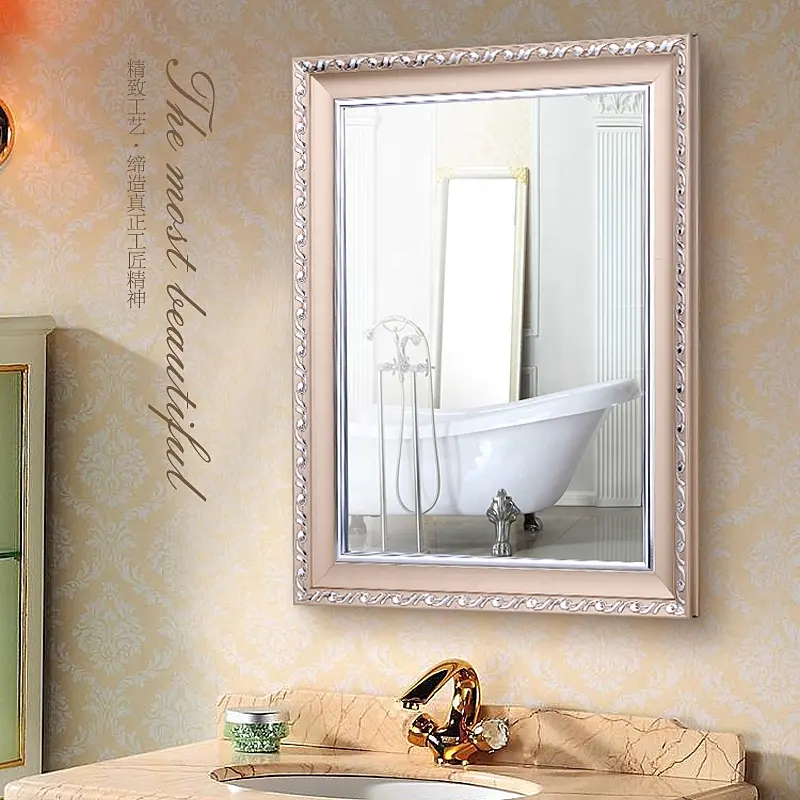 Оптовая продажа, зеркальное цветное прозрачное высококачественное настенное зеркало для ванной, гостиной, спальни, зеркало, современное нордическое украшение