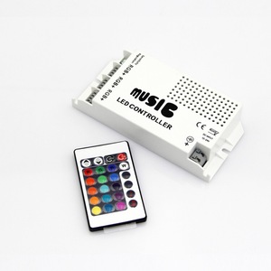 24-Tasten-RGB-LED-Musikcontroller für, RGB-LED-Streifen-LED-Dimmer Music Sync-LED-Controller - Product Image 3