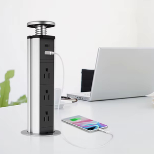 Conferencia Ronda Pop Up Socket Table Desktop Outlet con puerto USB - Product Image 1