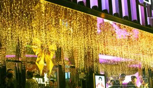 ไฟราว LED กันน้ำม่านแถบน้ำแข็งรูปดาวสำหรับตกแต่งเทศกาลคริสต์มาสสำหรับห้างสรรพสินค้างานแต่งงาน - Product Image 2