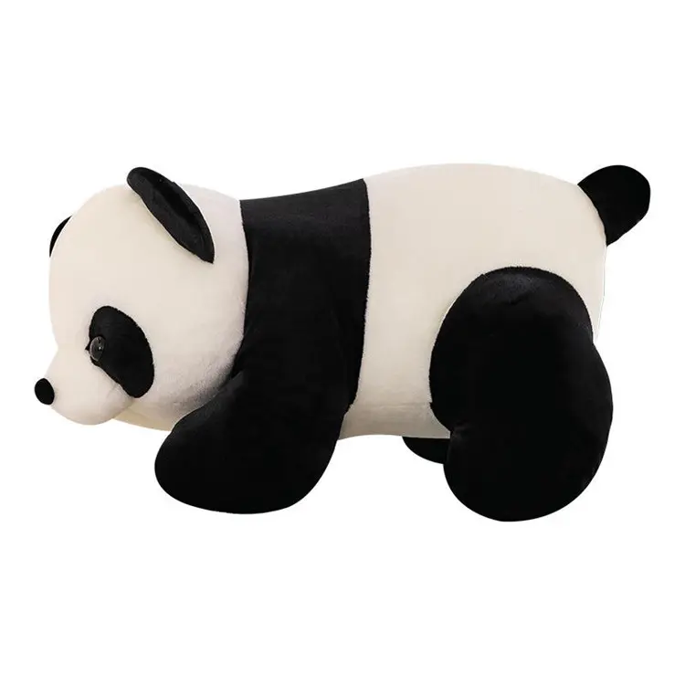 Personalizzato kung fu panda peluche cuscino carino peluche panda peluche ponderato animale farcito panda peluche