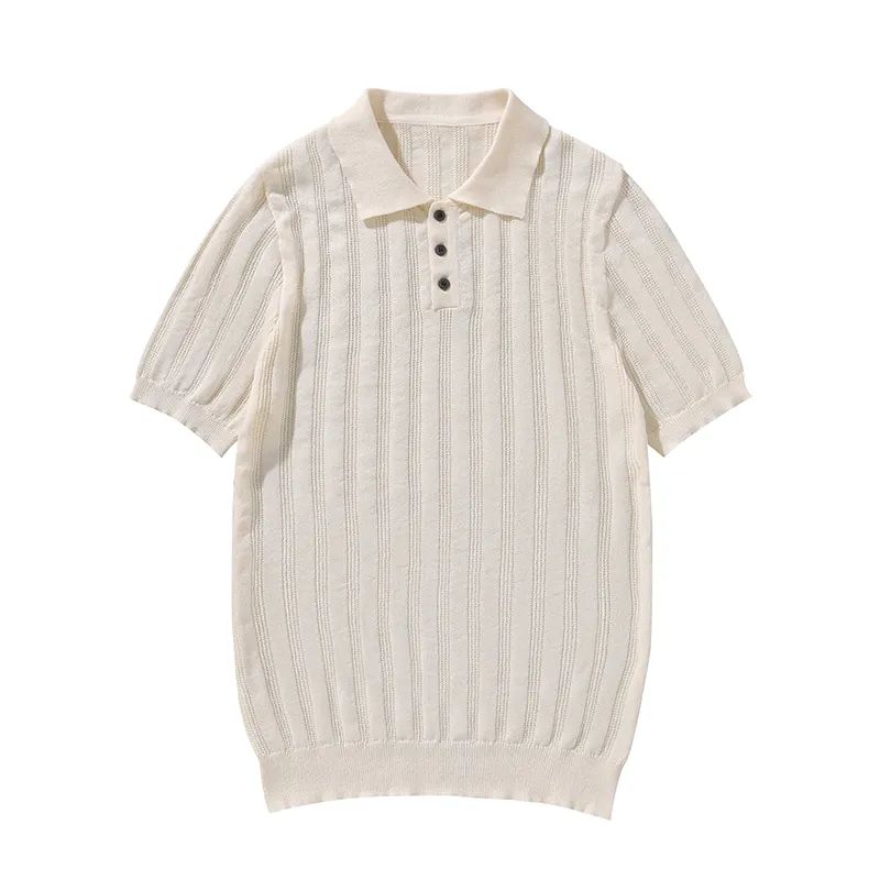 Ucuz fiyat yüksek kalite Mimixiong tasarım t-shirt Dovfanny toptan örme kazak beyaz kısa kollu giysi erkekler t-shirt