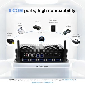 HYSTOUPCインダストリアルミニPC Intel Core I7 8550U Fanless DDR4デスクトップコンピュータ最大64GB内蔵メモリミニコンピュータ - Product Image 4