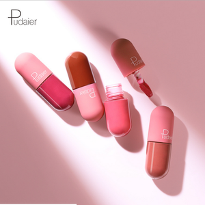 Pudaier Mini sıvı ruj taşınabilir profesyonel makyaj dudaklar için tam taşınabilir rujlar makyaj tonu dudak parlatıcısı ruj mat - Product Image 3