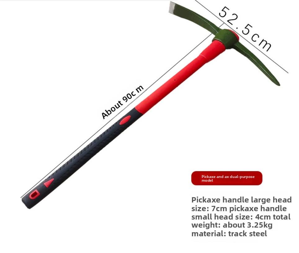 Green pickaxe (with plastic steel handle)