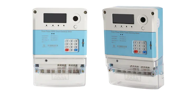 Medidor eléctrico prepago inteligente Medidor de energía eléctrica trifásico GPRS Medidor de Kwh eléctrico