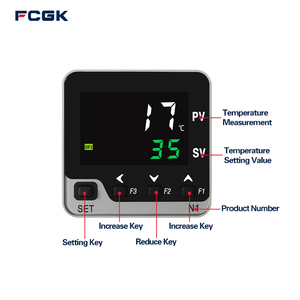 Controlador de temperatura PID N1 48x48 de alta calidad, pantalla LCD, salida de relé certificada CE, entrada K J Pt100, OEM, ODM personalizado - Product Image 2