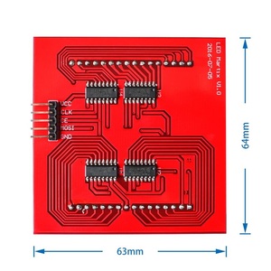 LED-Vollfarb-Punktmatrix-RGB-LED-Anzeige bildschirm 8*8-Punkt matrix modul für Raspberry Pi/B 8x8 RPI-RGB-LED-Matrix