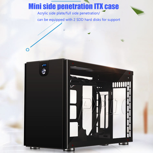 Caja de computadora de PC de aluminio de Torre media completa de alta calidad, chasis de máquina de juegos de escritorio con factor de forma Mini-ITX con stock de tipo rack - Product Image 2