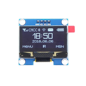 UNO ahududu Pi için büyük görüş açısı ile 1.3 inç OLED IIC GND ekran modülü sürücü IC SH1106 128lcd LCD IIC I2C arayüzü