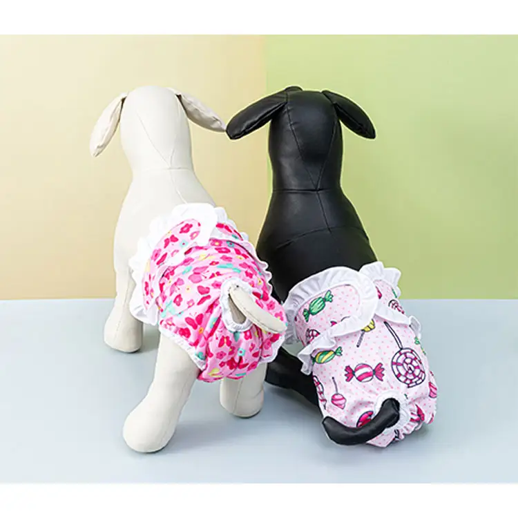 Appearance Reasonable Price Biodegradable Dog Nappy Xs Black Female Dog Period Panties Pet Wrap Belly Band